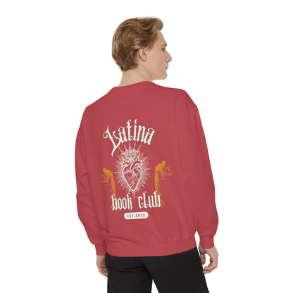 Latina Book Club Sweatshirt with Heart Anatomy Design