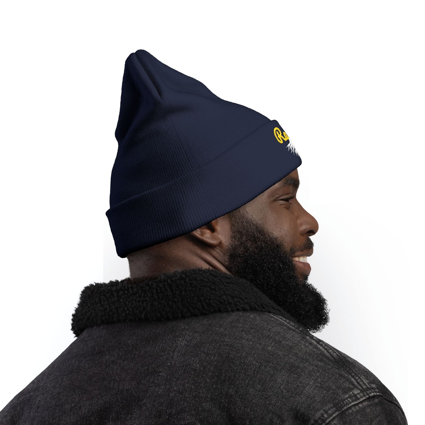 Beanie Hat Embroidered with raíces