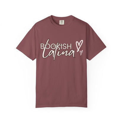 Bookish Latina Unisex T-Shirt- with hearts design