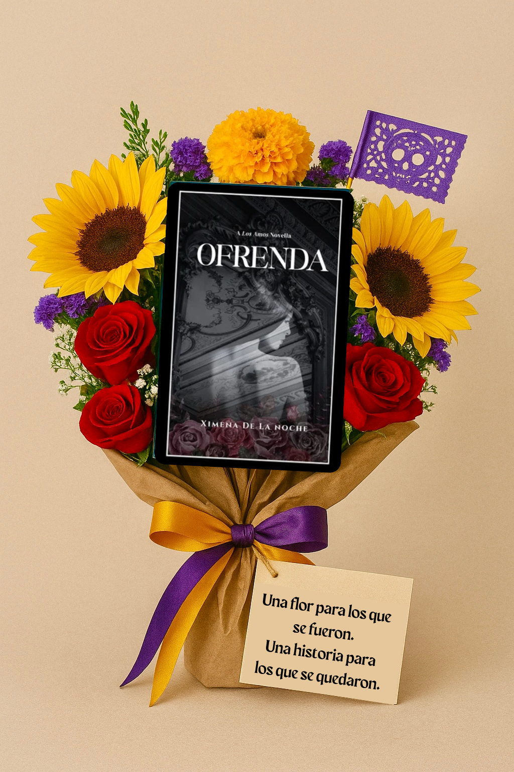 🌼 Día de Los Muertos Book Bouquet