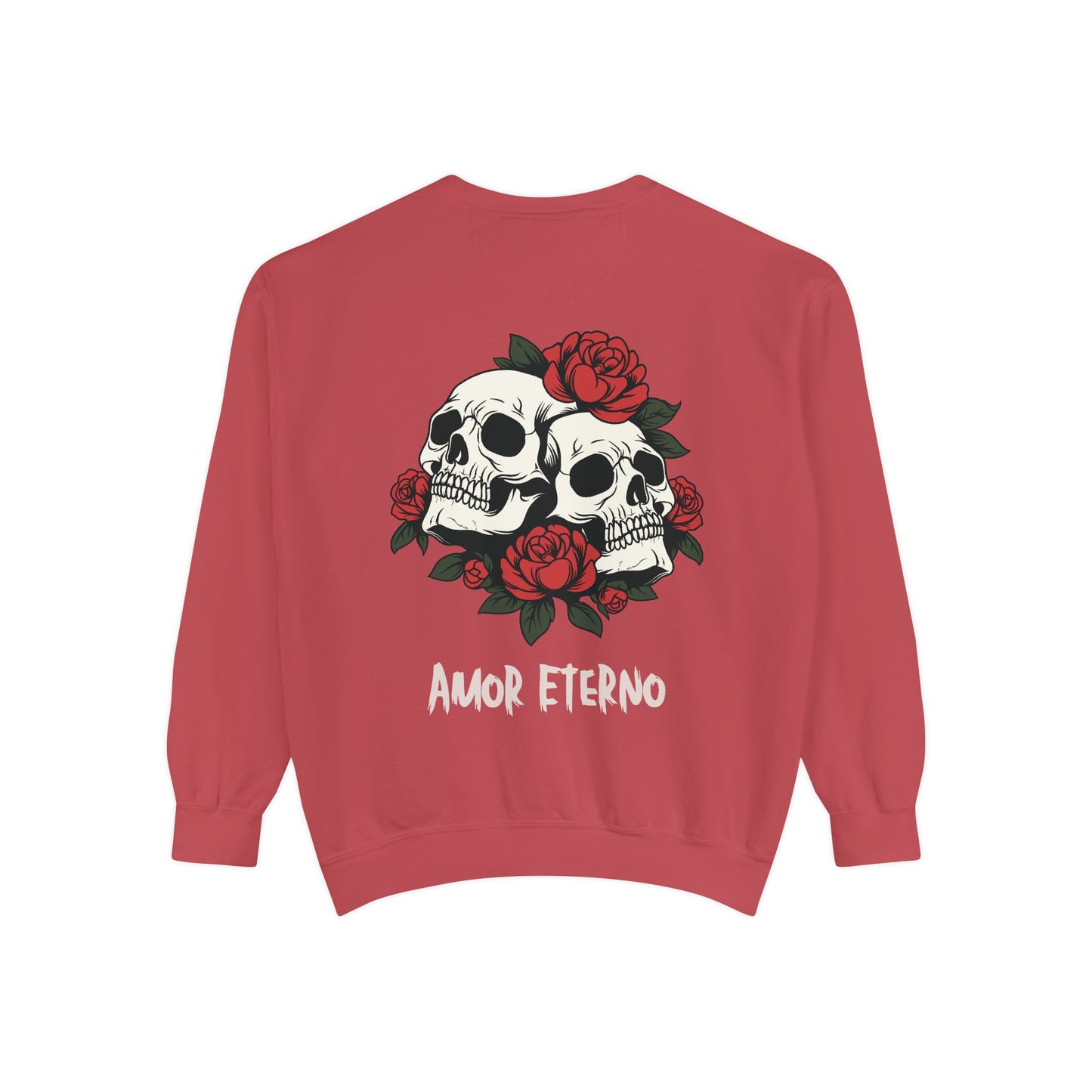 Skull and Roses Sweatshirt - Amor Eterno Design