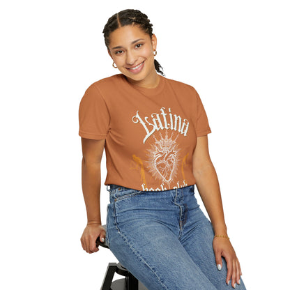 Latina Book Club T-shirt with Heart Anatomy Design