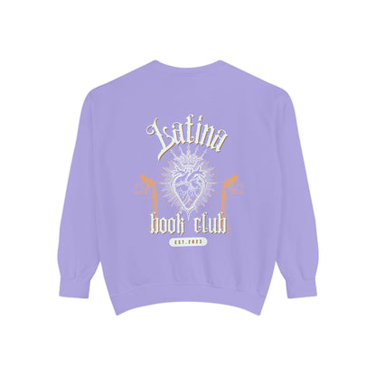Latina Book Club Sweatshirt with Heart Anatomy Design
