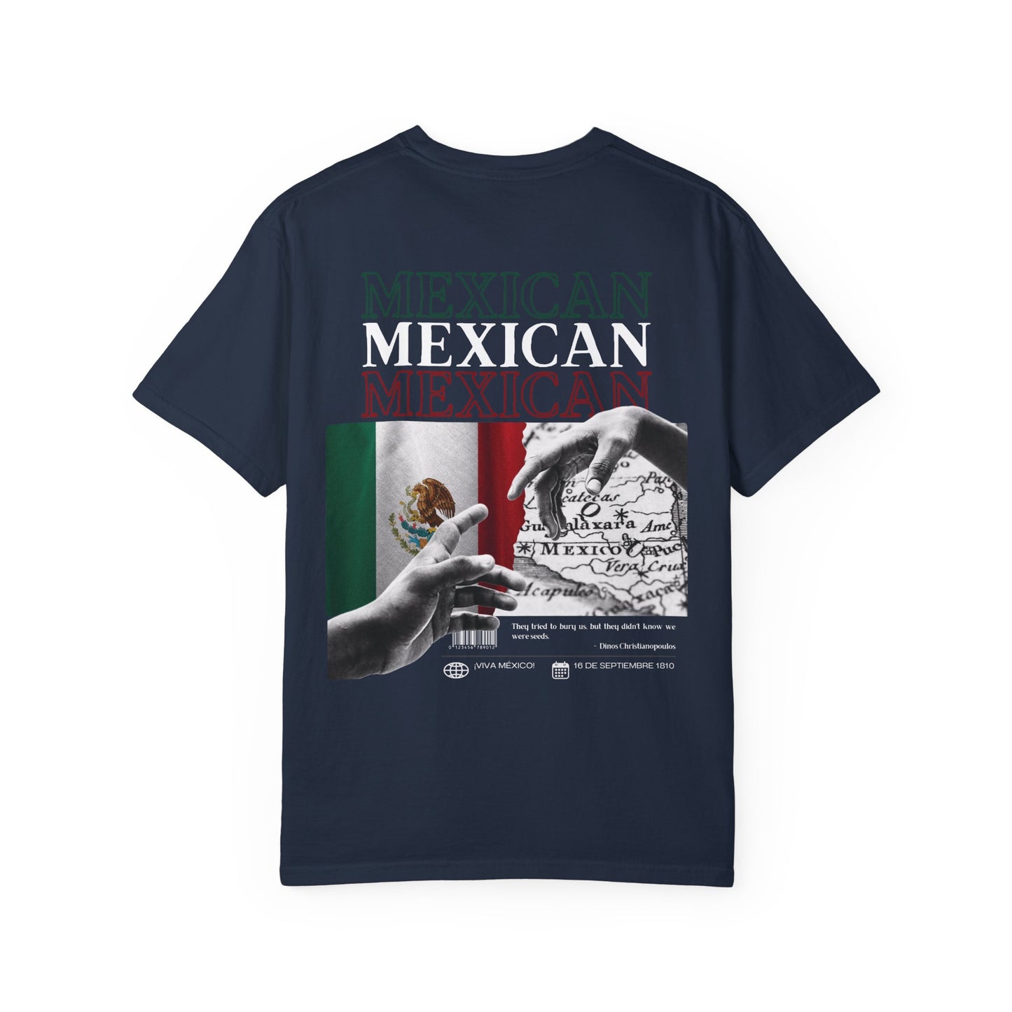 Mexican Flag Unisex T-shirt - Strength and Pride Design
