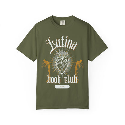Latina Book Club T-shirt with Heart Anatomy Design