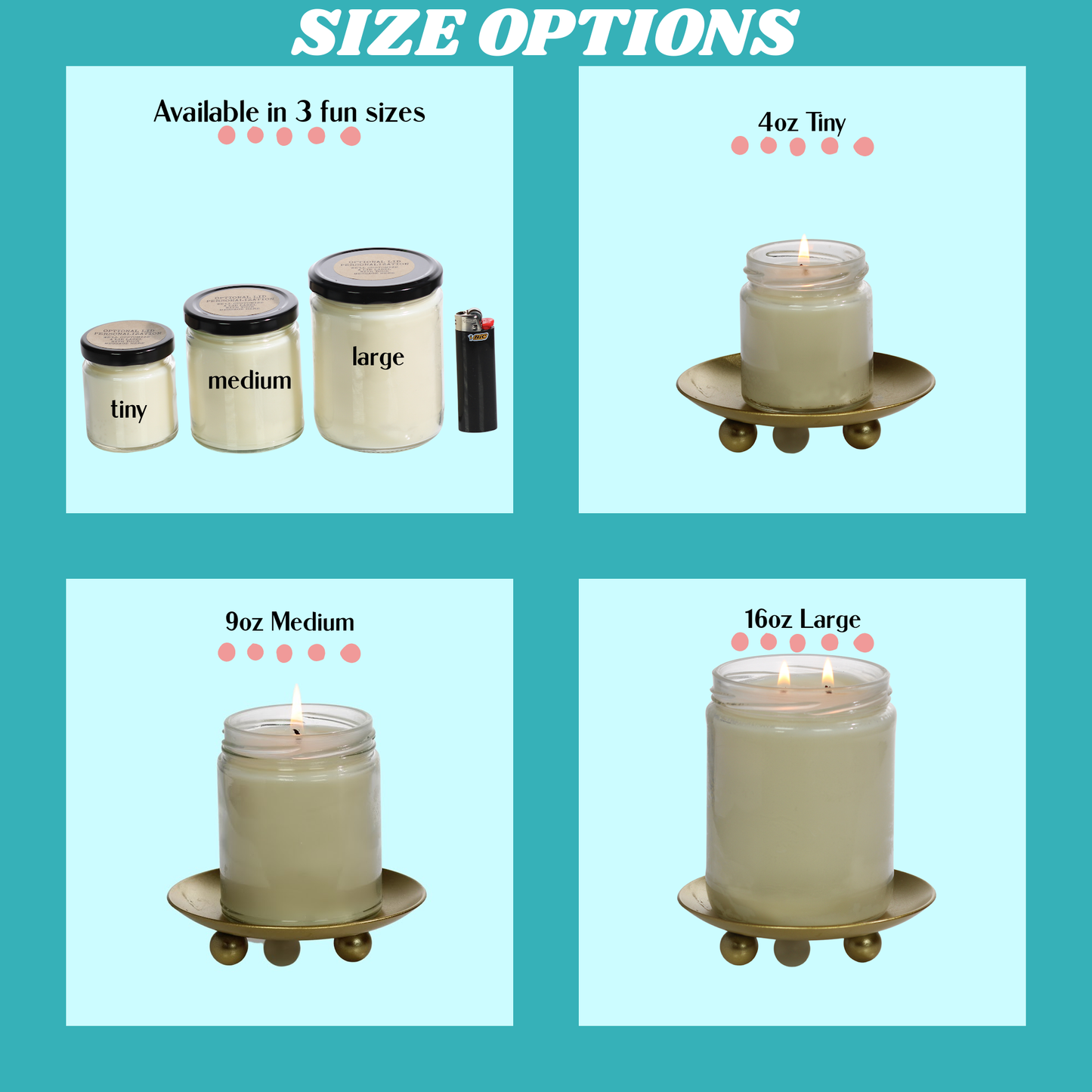 PRIDE Heart Soy Candle