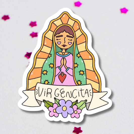 Virgencita Vinyl Sticker