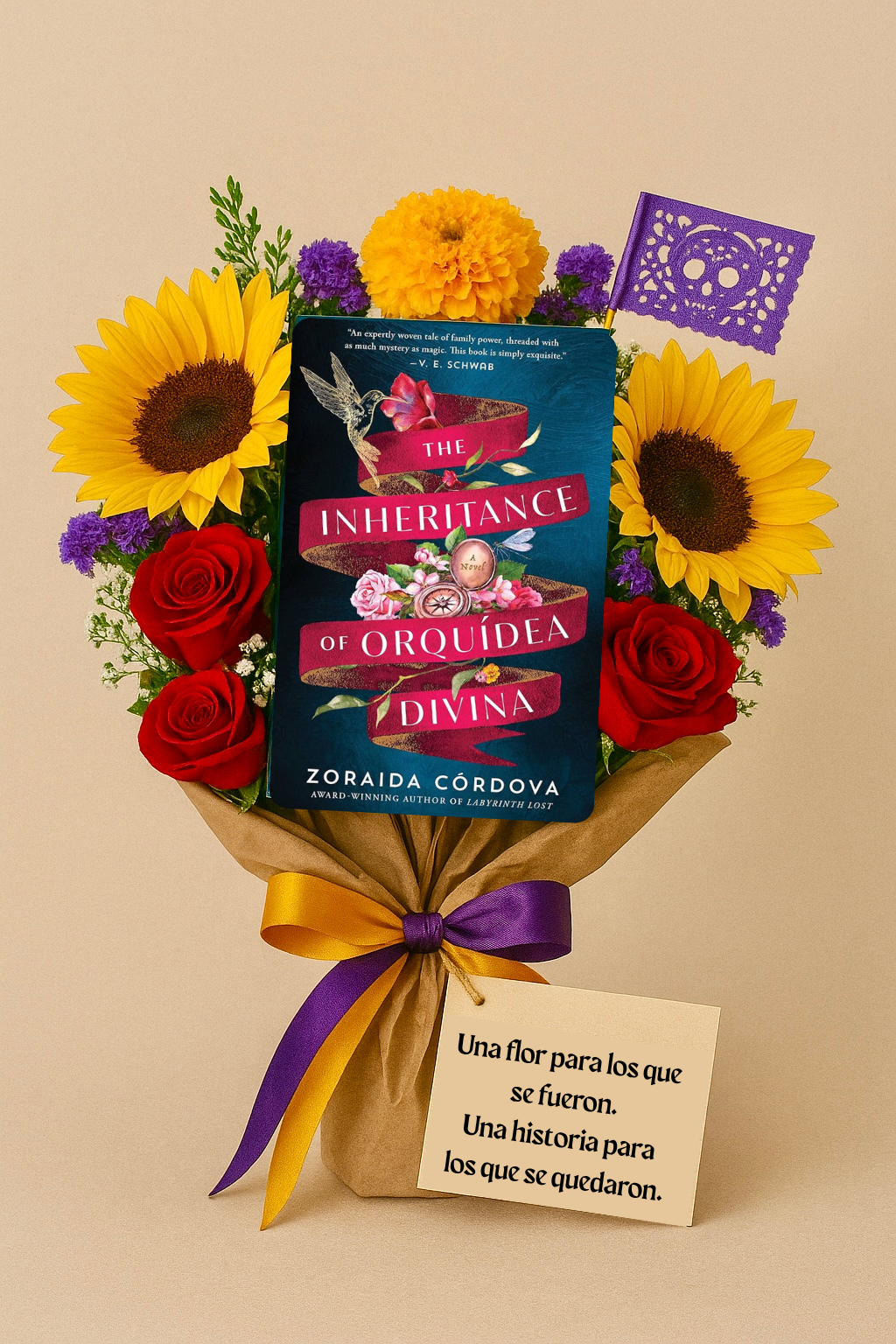 🌼 Día de Los Muertos Book Bouquet