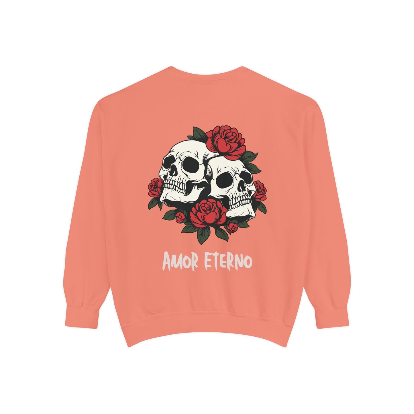Skull and Roses Sweatshirt - Amor Eterno Design