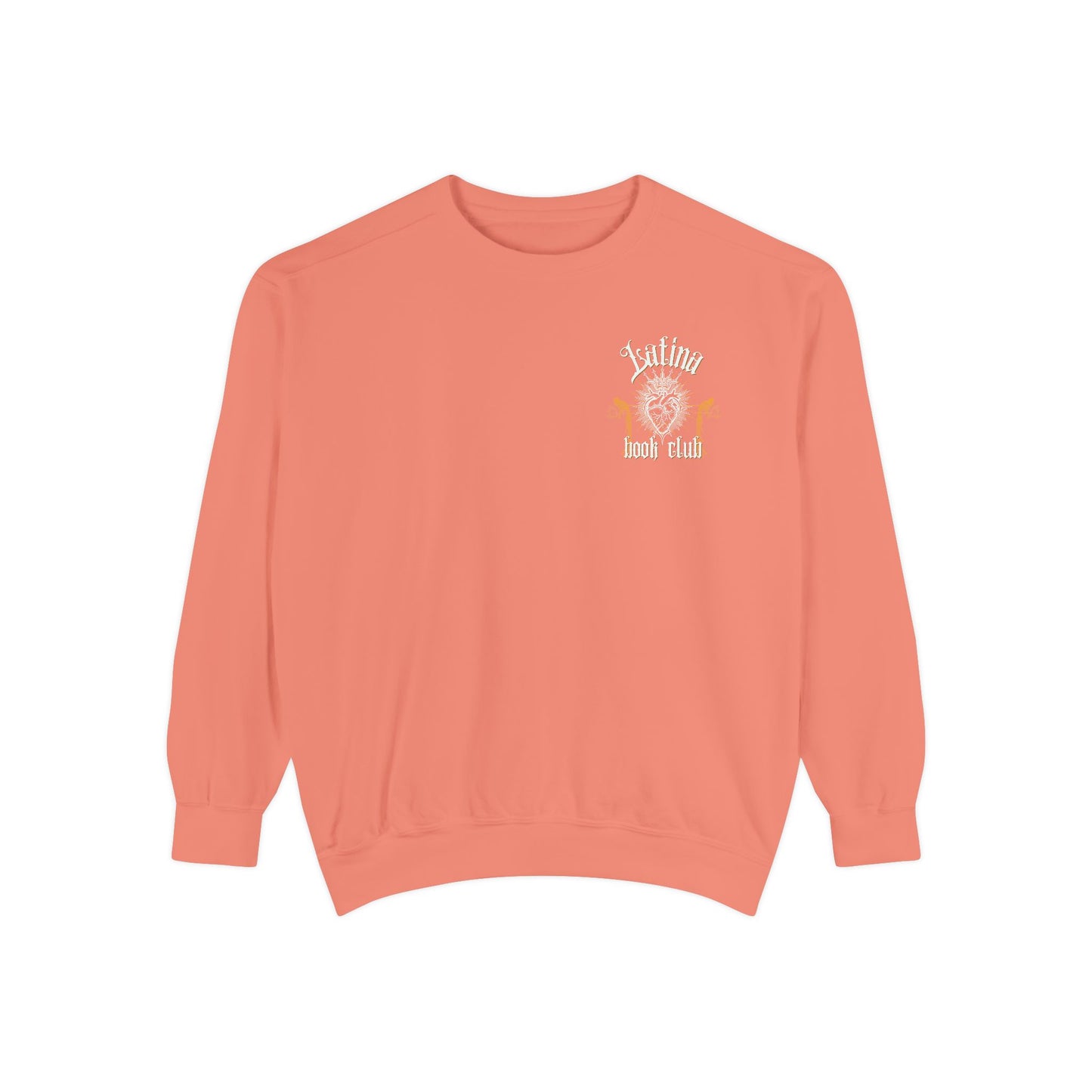 Latina Book Club Sweatshirt with Heart Anatomy Design
