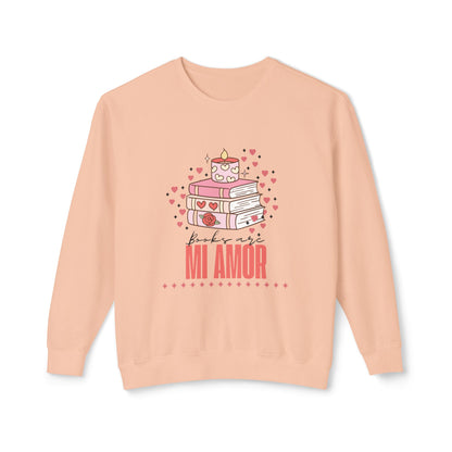 Books Are Mi Amor Crewneck Sweatshirt