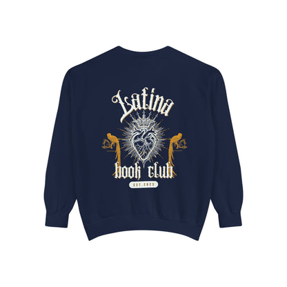 Latina Book Club Unisex Garment-Dyed Sweatshirt