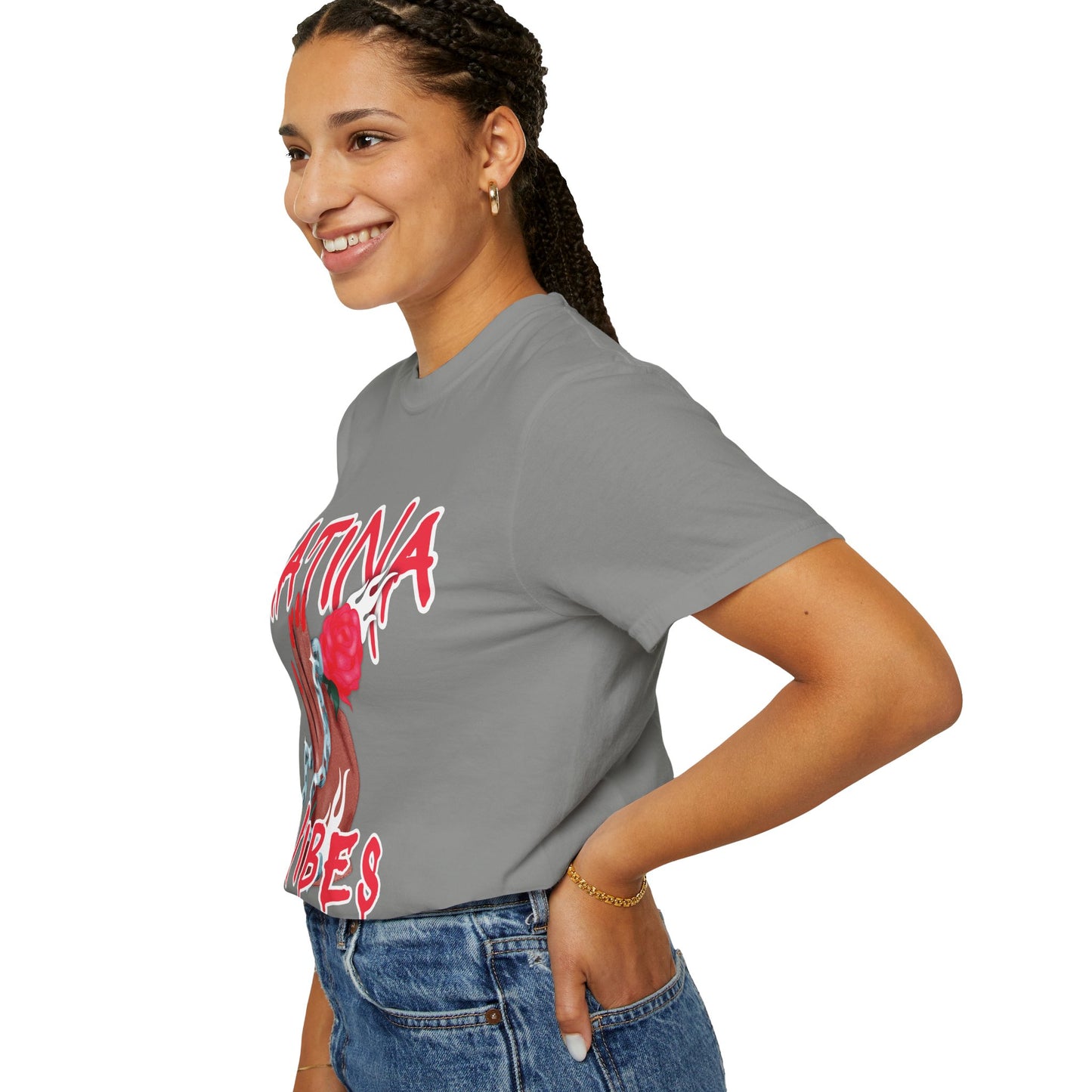 Bold, Stylish & Empowering Garment-Dyed T-shirt - Latina Vibes