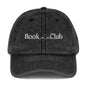Vintage Book Club Cap - Casual Embroidery Hat for Readers