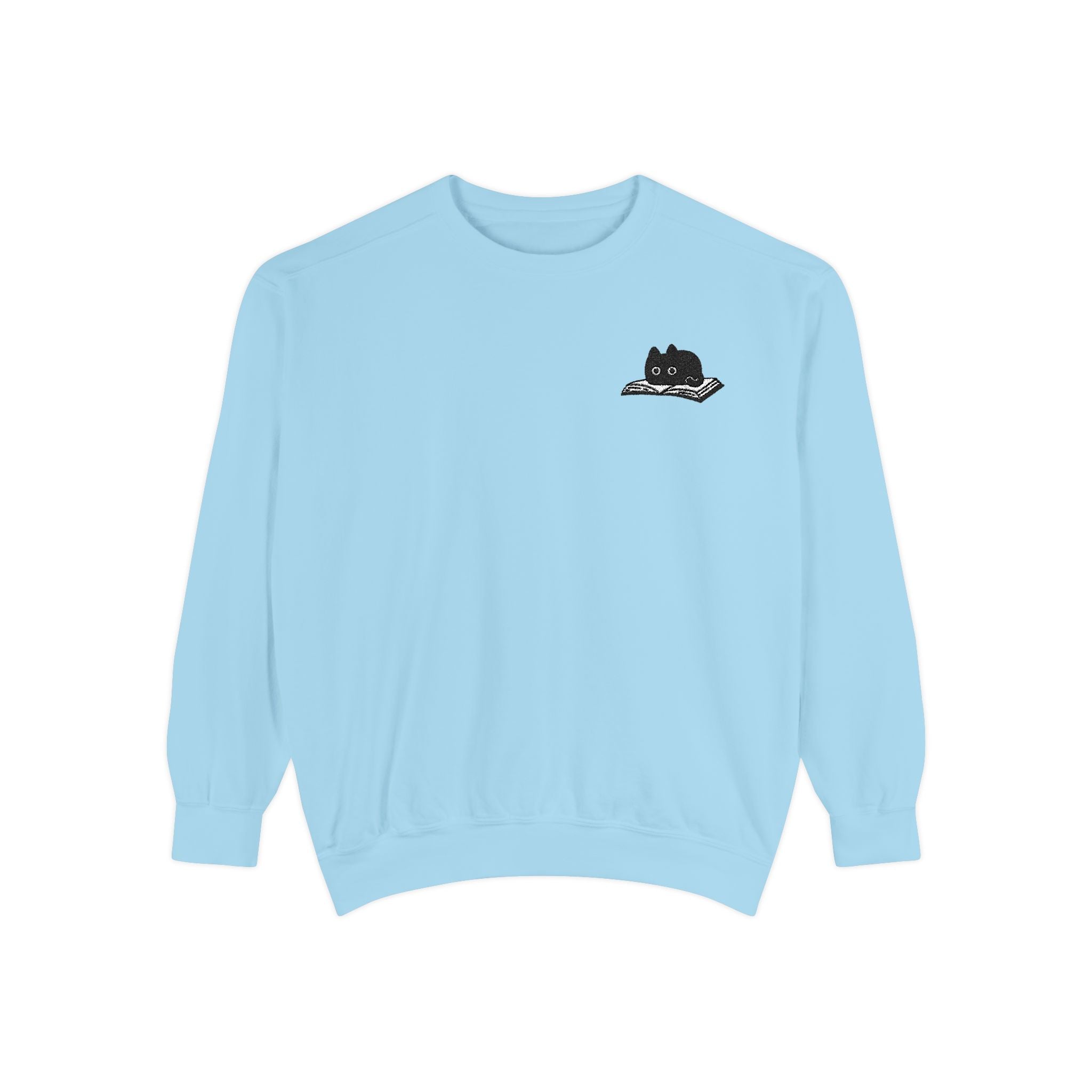 Cat on Book Sweatshirt