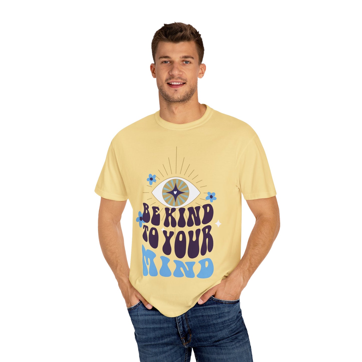 Mindful Eye Unisex T-shirt - Be Kind to Your Mind Design