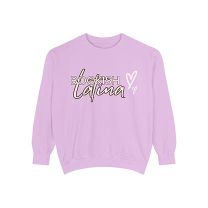 Bookish Latina Sweatshirt- with hearts design