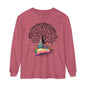 Long Sleeve T-Shirt - Magical Tree with Catrina and Roots Design