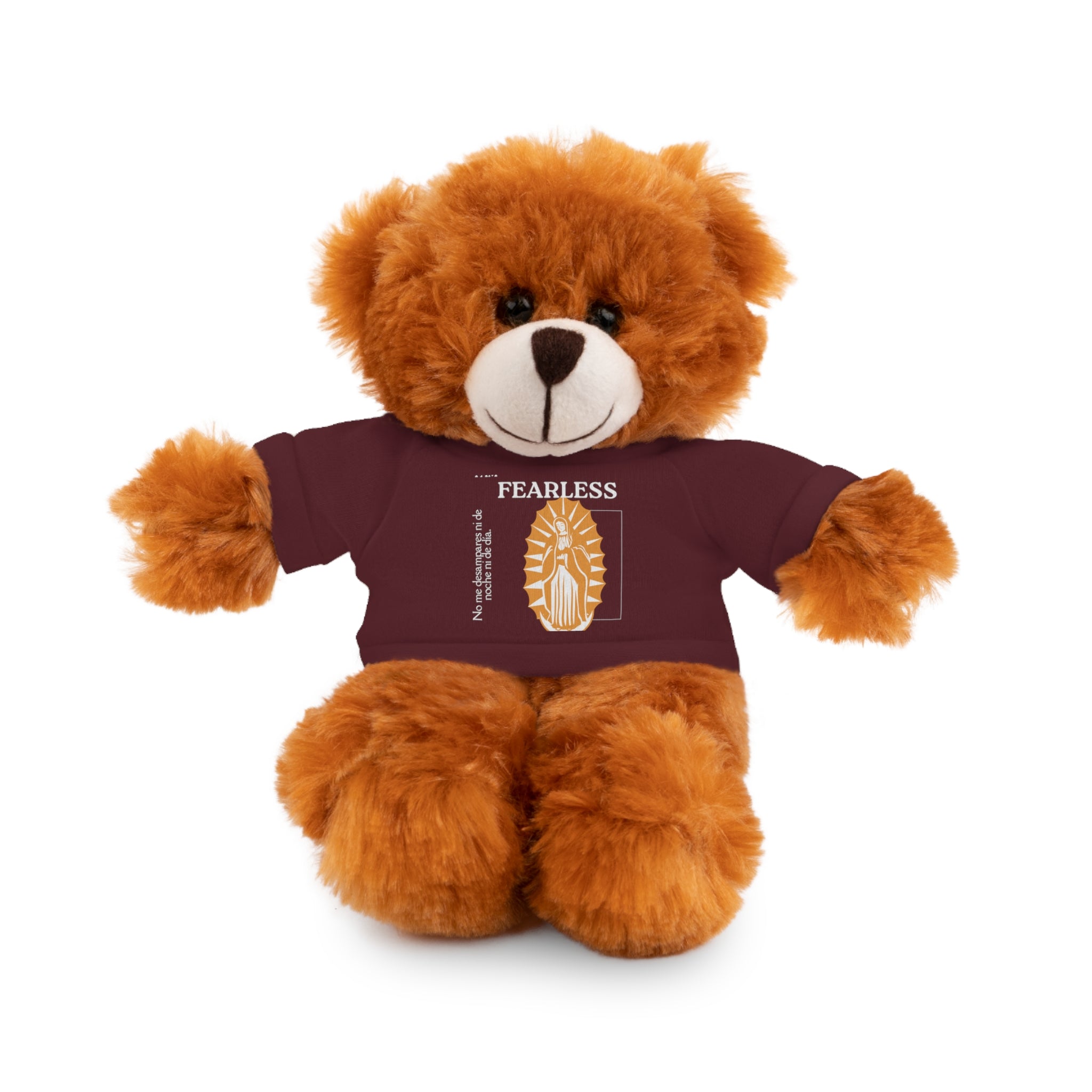 Adorable Stuffed Animal Tee Bear - Cute Gift for Kids, Baby Showers, Birthdays, Nursery Decor, Collectible Plush Toy