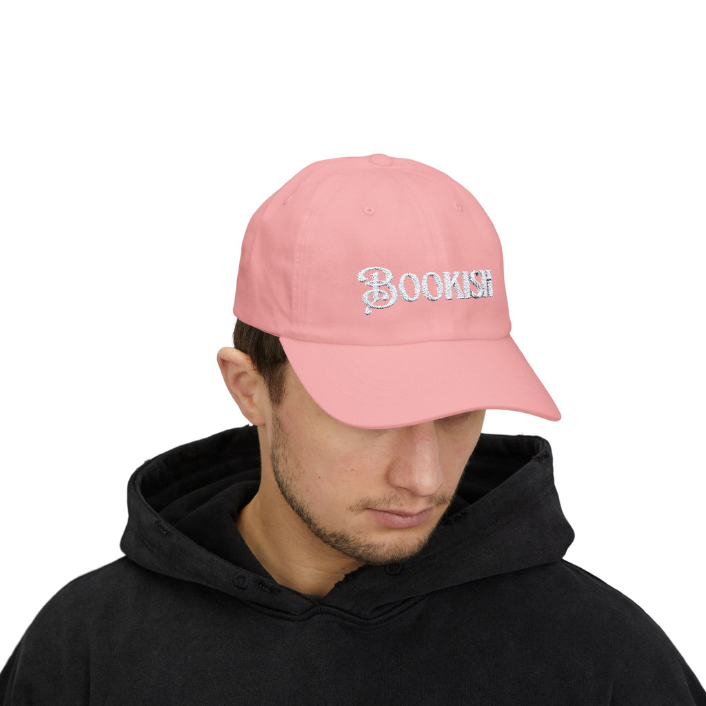 Embroidered Bookish Cap