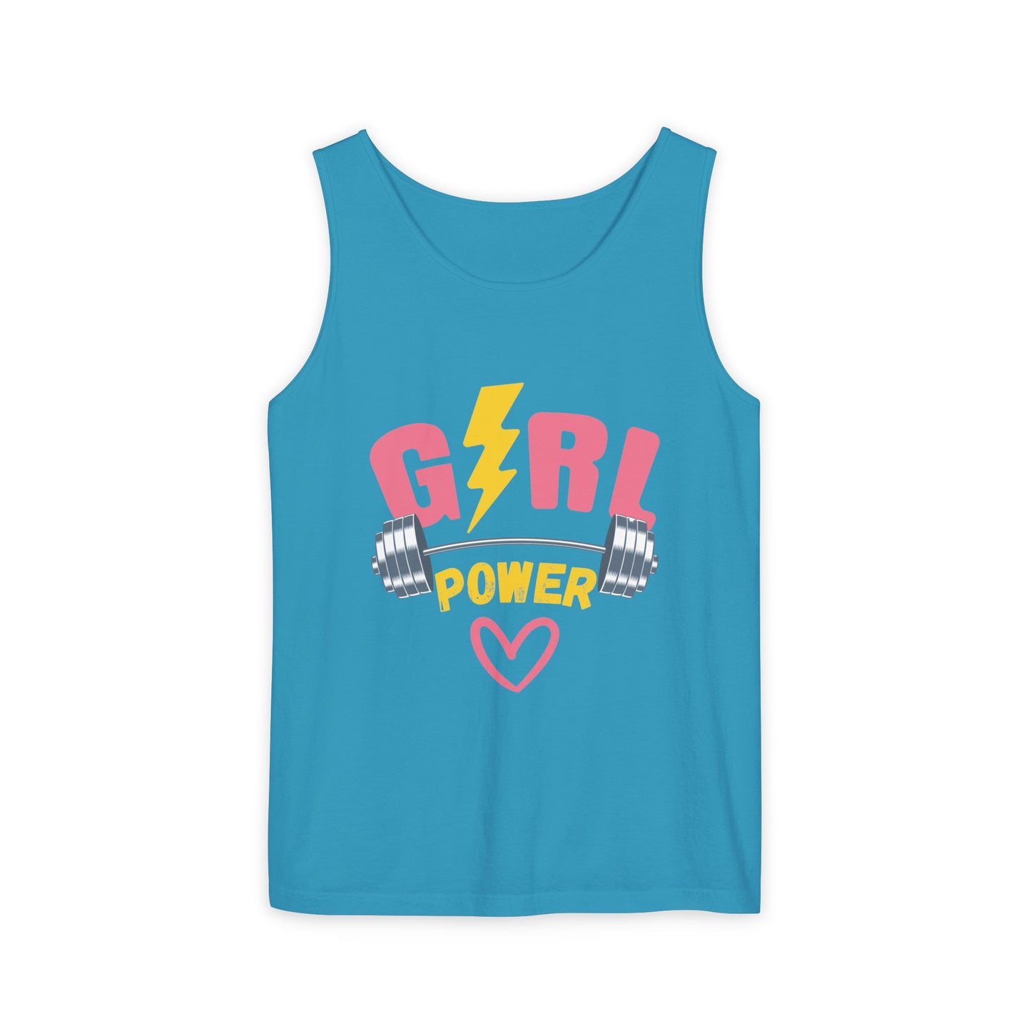 Empower Her: Girl Power Garment Dyed Tank Top