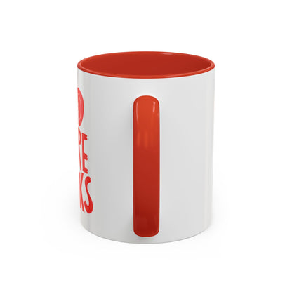 Mug with Heart Design for Book Lovers