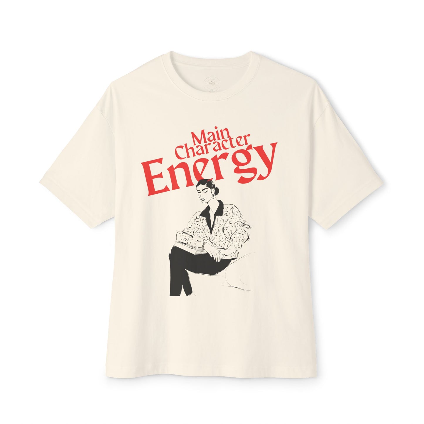 Main Character Manifesto: Latina TShirt Unisex Oversized Boxy