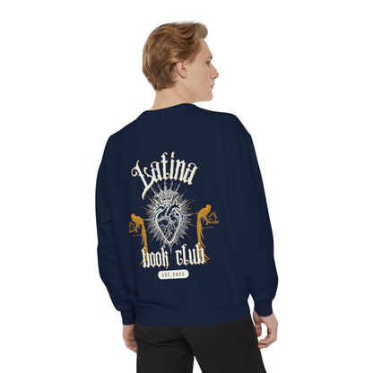 Latina Book Club Sweatshirt with Heart Anatomy Design