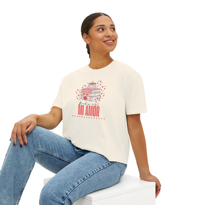 Books Are Mi Amor Boxy Tee