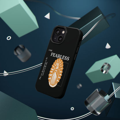 Fearless Impact-Resistant Phone Case, Protective Cover, Inspirational Gift, Unique Design, Motivational Cell Phone Case