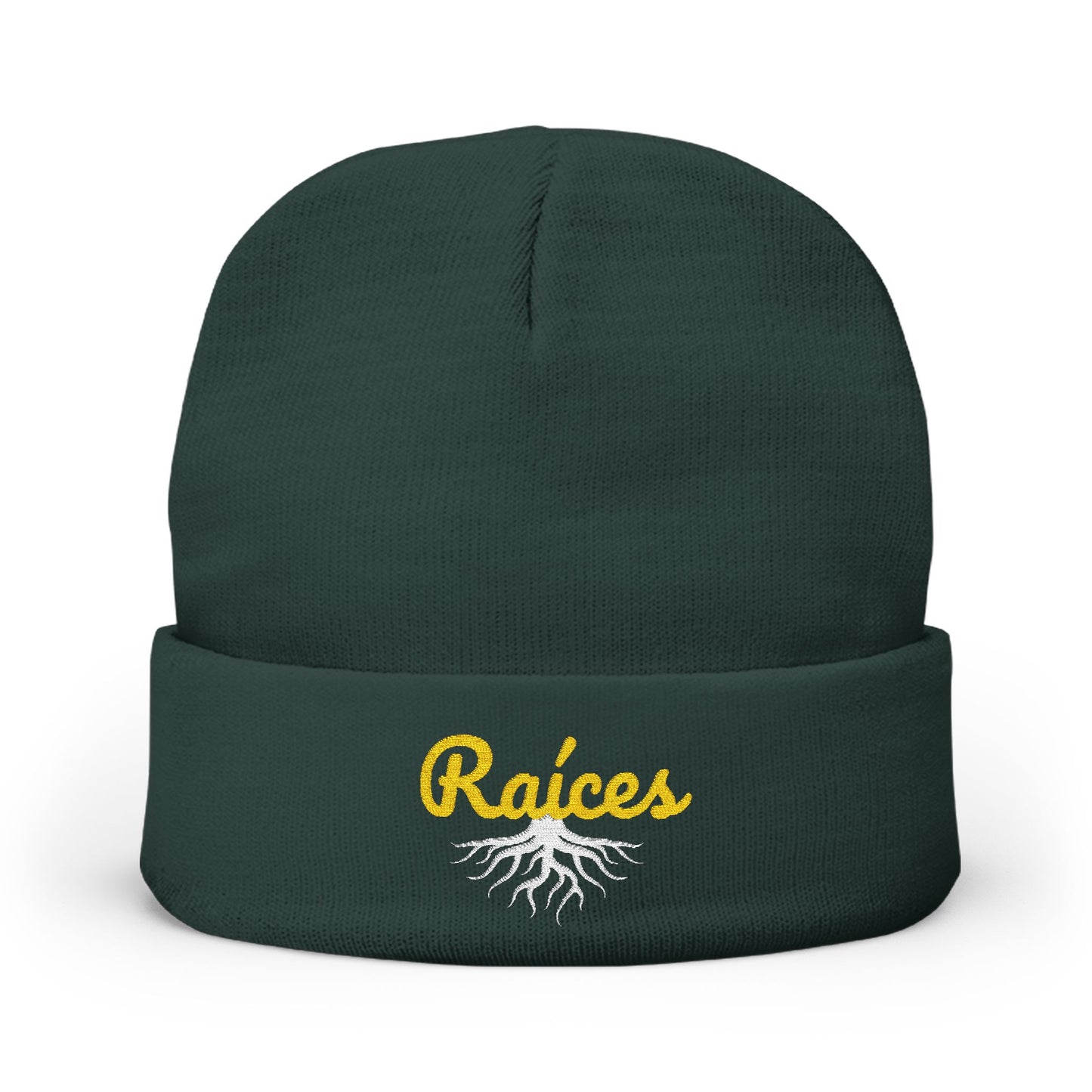 Beanie Hat Embroidered with raíces