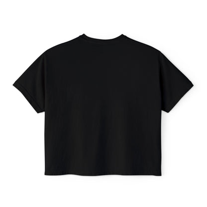 Boxy Tee Bookish Latina with Hearts Shirt