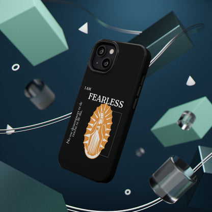Fearless Impact-Resistant Phone Case, Protective Cover, Inspirational Gift, Unique Design, Motivational Cell Phone Case