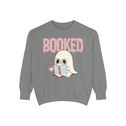 Booked Ghost with Coffee Sweatshirt