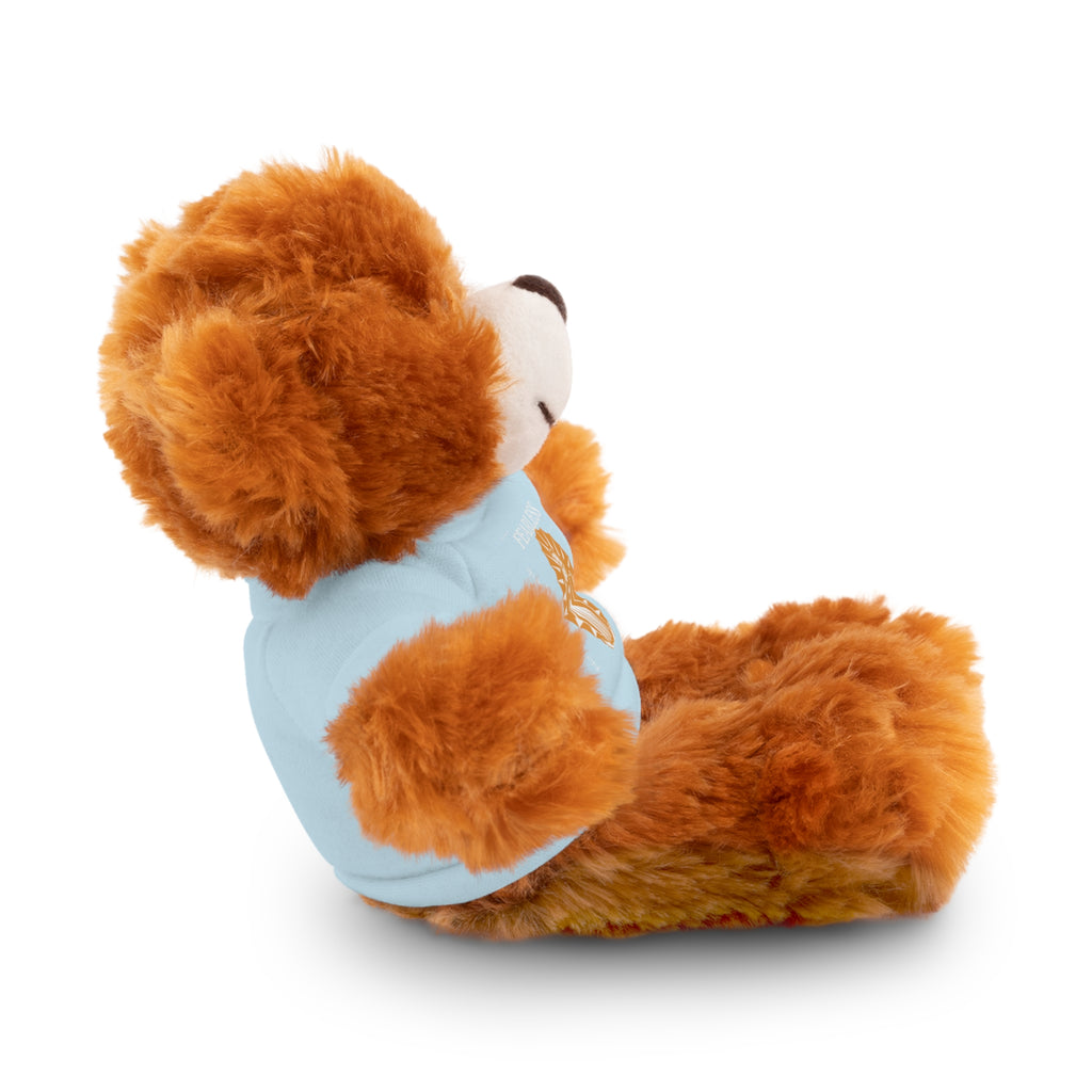 Adorable Stuffed Animal Tee Bear - Cute Gift for Kids, Baby Showers, Birthdays, Nursery Decor, Collectible Plush Toy
