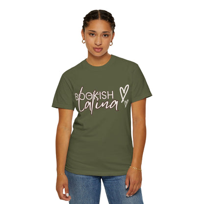 Bookish Latina Unisex T-Shirt- with hearts design