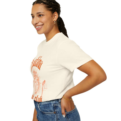 Latina Book Club T-shirt with Heart Anatomy Design