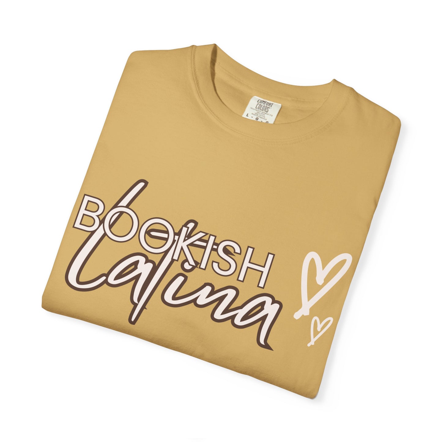 Bookish Latina Unisex T-Shirt- with hearts design