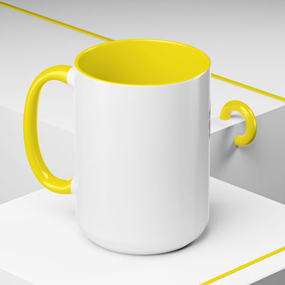 Mug Big Heart Made of Books Coffee Mug (11, 15oz)