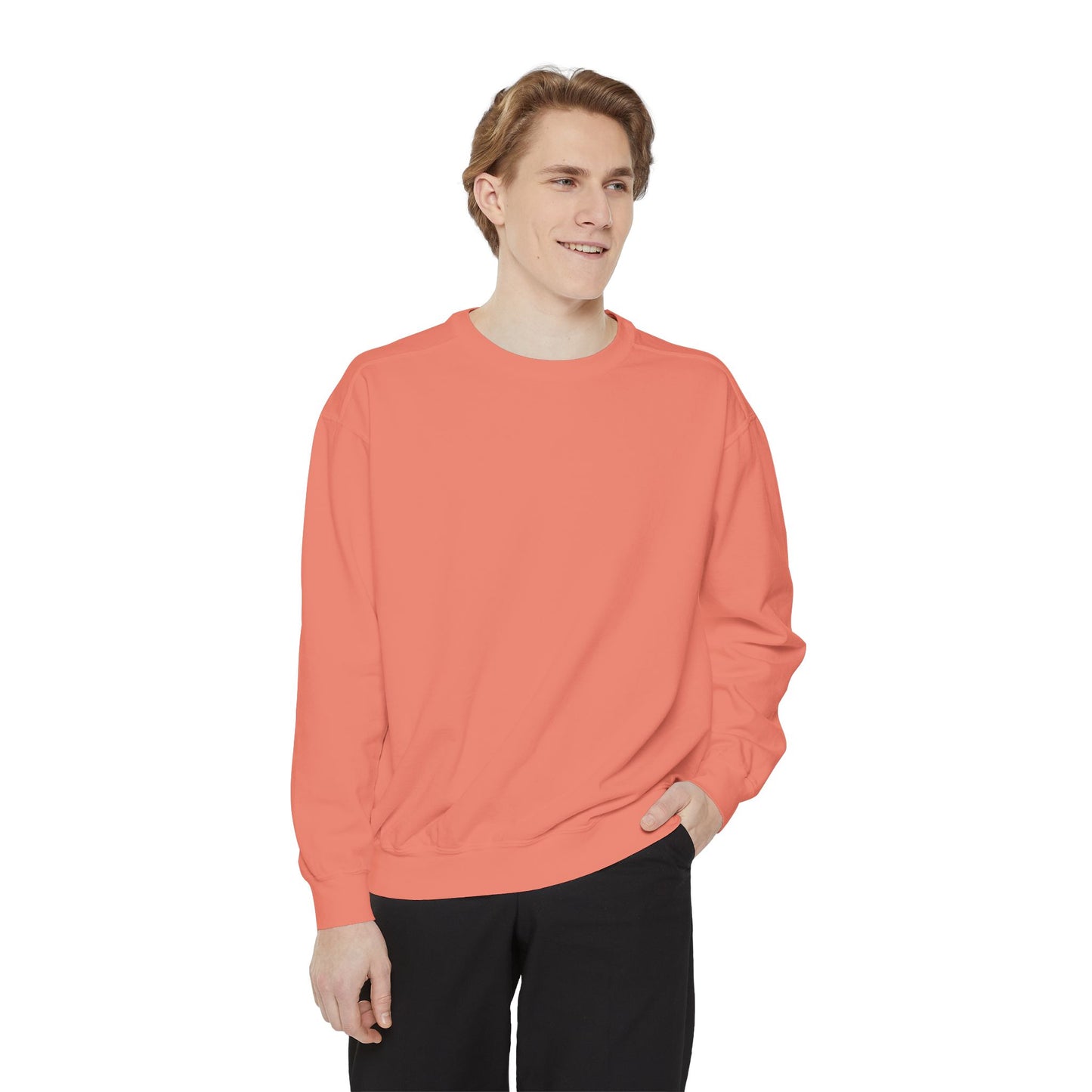 Bookish Latino Garment-Dyed Sweatshirt with Candles and Books Design