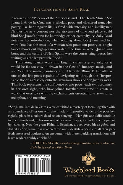 The Liquid Pour in which my Heart has Run: Poems by Sor Juana Inés de la Cruz by Sor Juana Inés de la Cruz