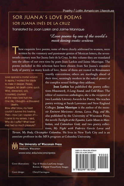 Sor Juana's Love Poems by Sor Juana Ines de la Cruz