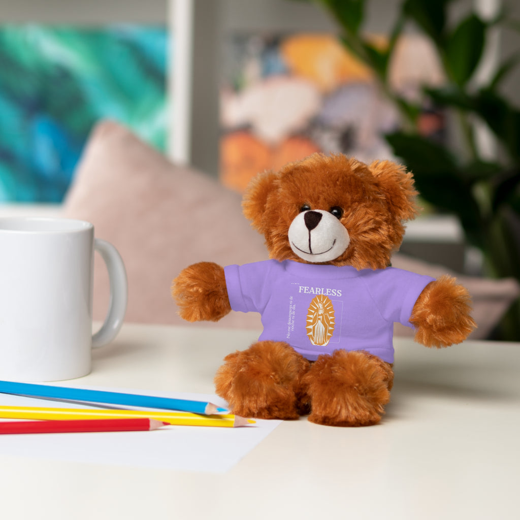 Adorable Stuffed Animal Tee Bear - Cute Gift for Kids, Baby Showers, Birthdays, Nursery Decor, Collectible Plush Toy