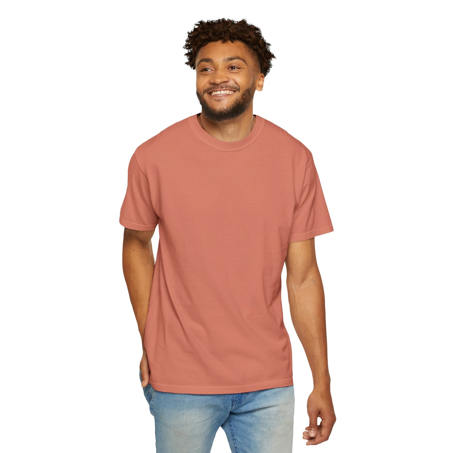 Bookish Latino Garment-Dyed T-shirt with Candles and Books Design