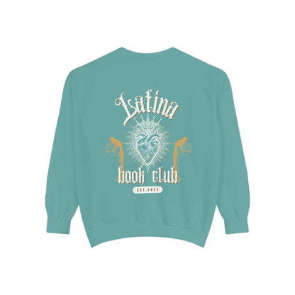 Latina Book Club Sweatshirt with Heart Anatomy Design