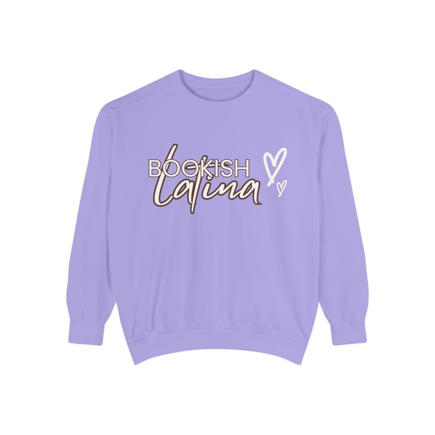 Bookish Latina Sweatshirt- with hearts design