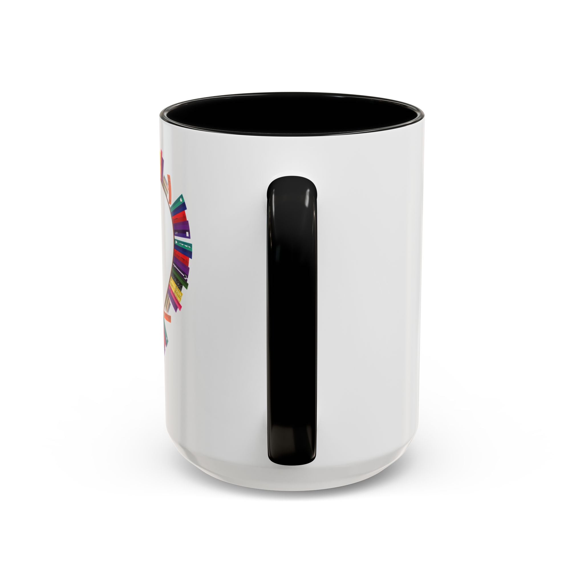 Mug Big Heart Made of Books Coffee Mug (11, 15oz)
