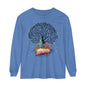 Long Sleeve T-Shirt - Magical Tree with Catrina and Roots Design