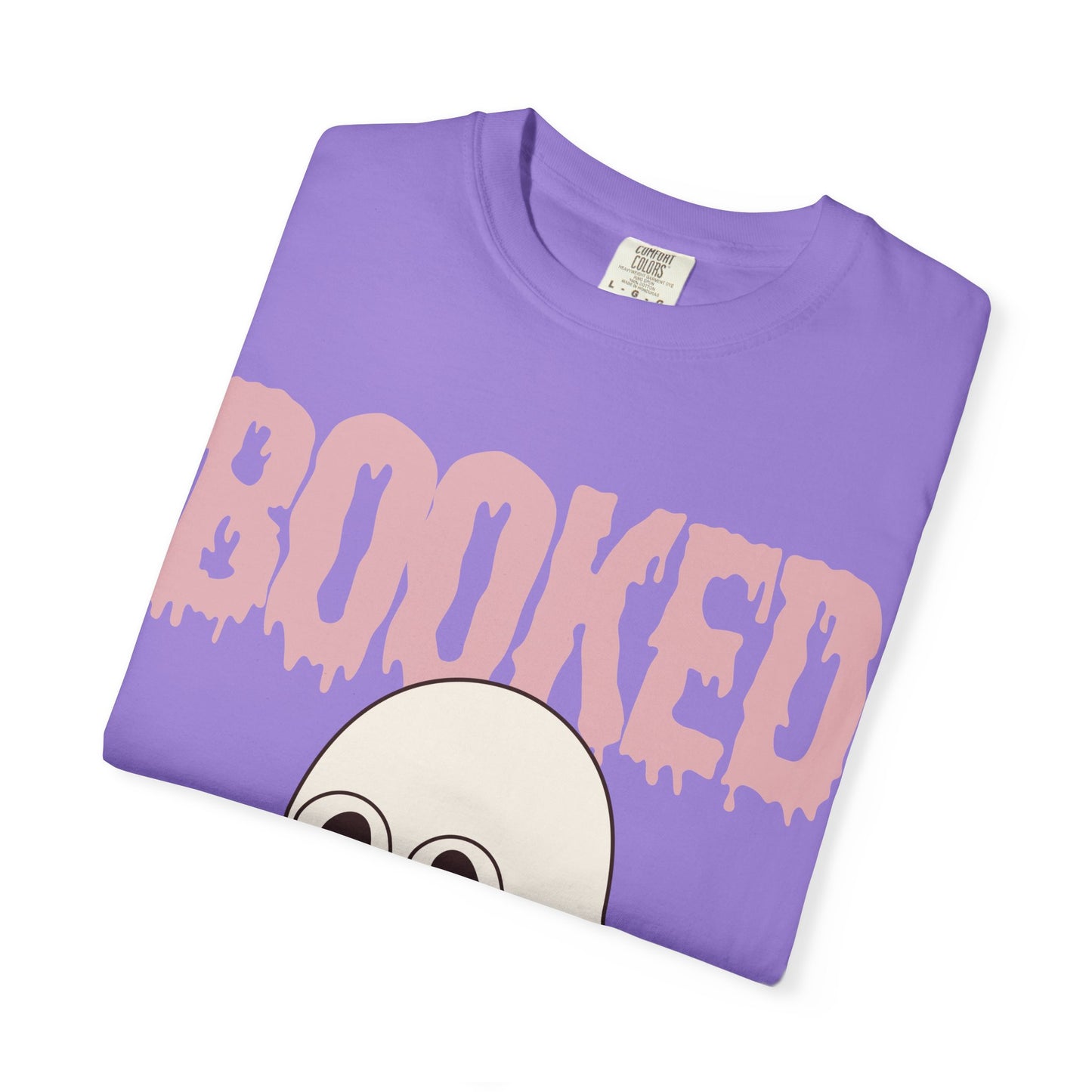 Booked Ghost with Coffee Unisex T-shirt