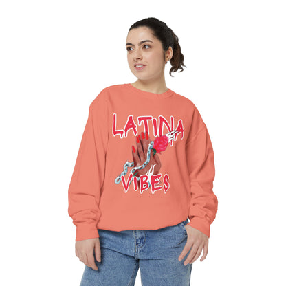 Garment-Dyed Sweatshirt - Latina Vibes